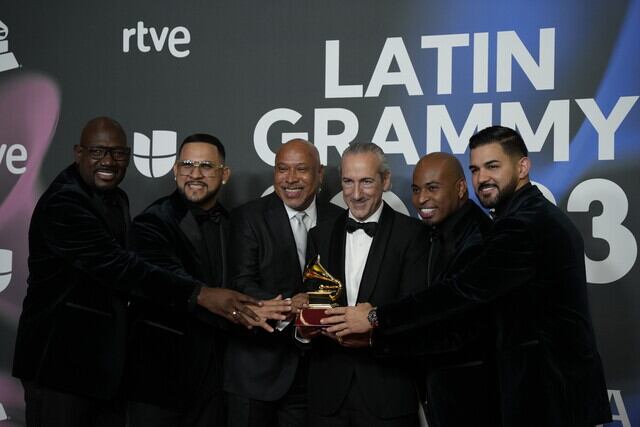 Grupo Niche en los Latin Grammy 2023. Foto: Colprensa.