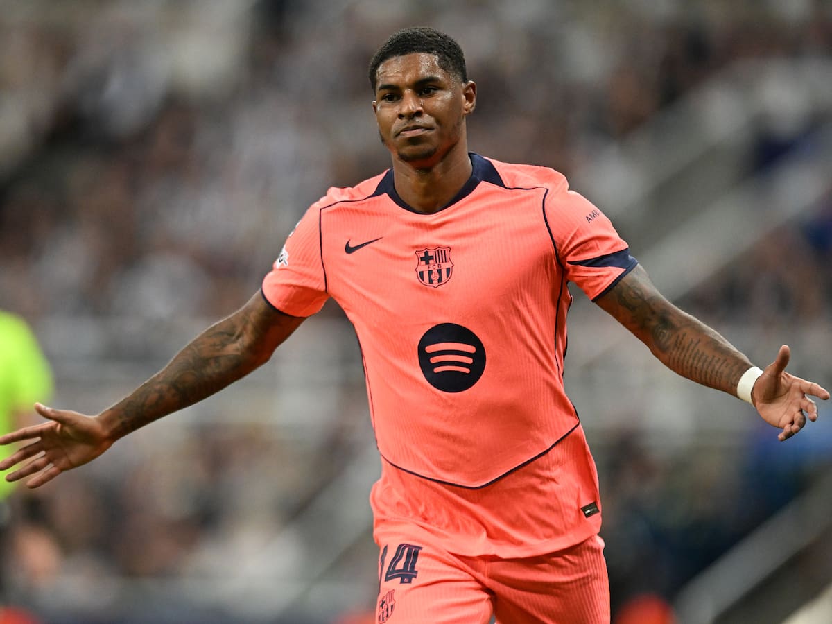 Barcelona ganó 2-0 al Newcastle en su estreno por Champions League: Marcus Rashford anotó doblete