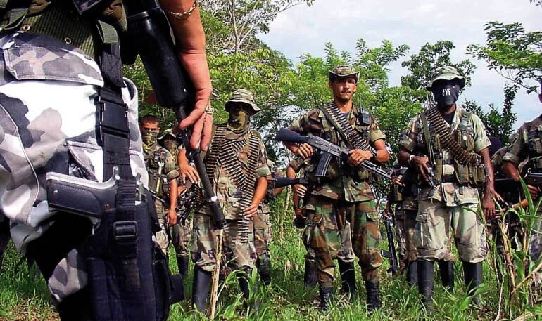 Paramilitares. Foto: Colprensa