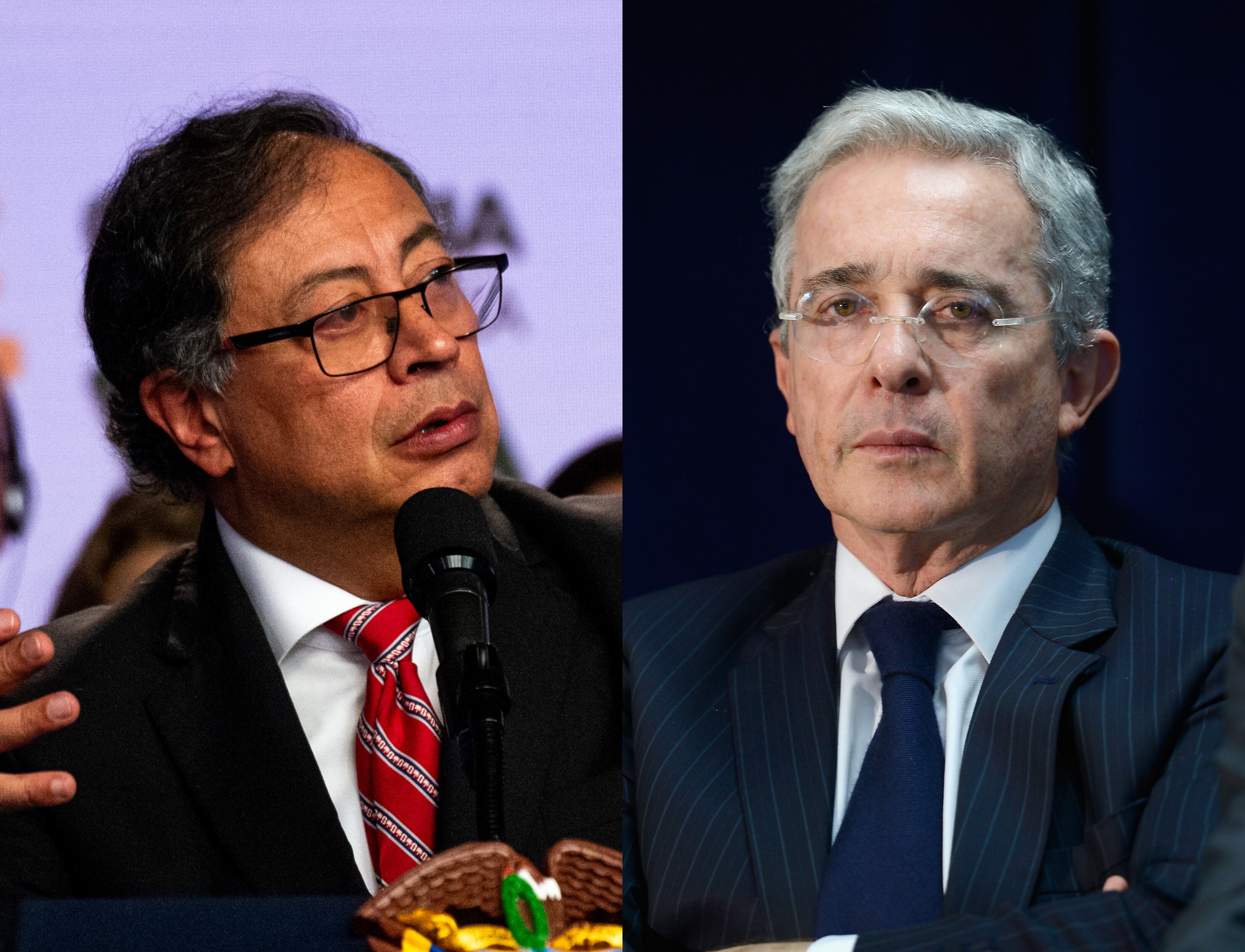 Gustavo Petro y Álvaro Uribe | Fotos: GettyImages