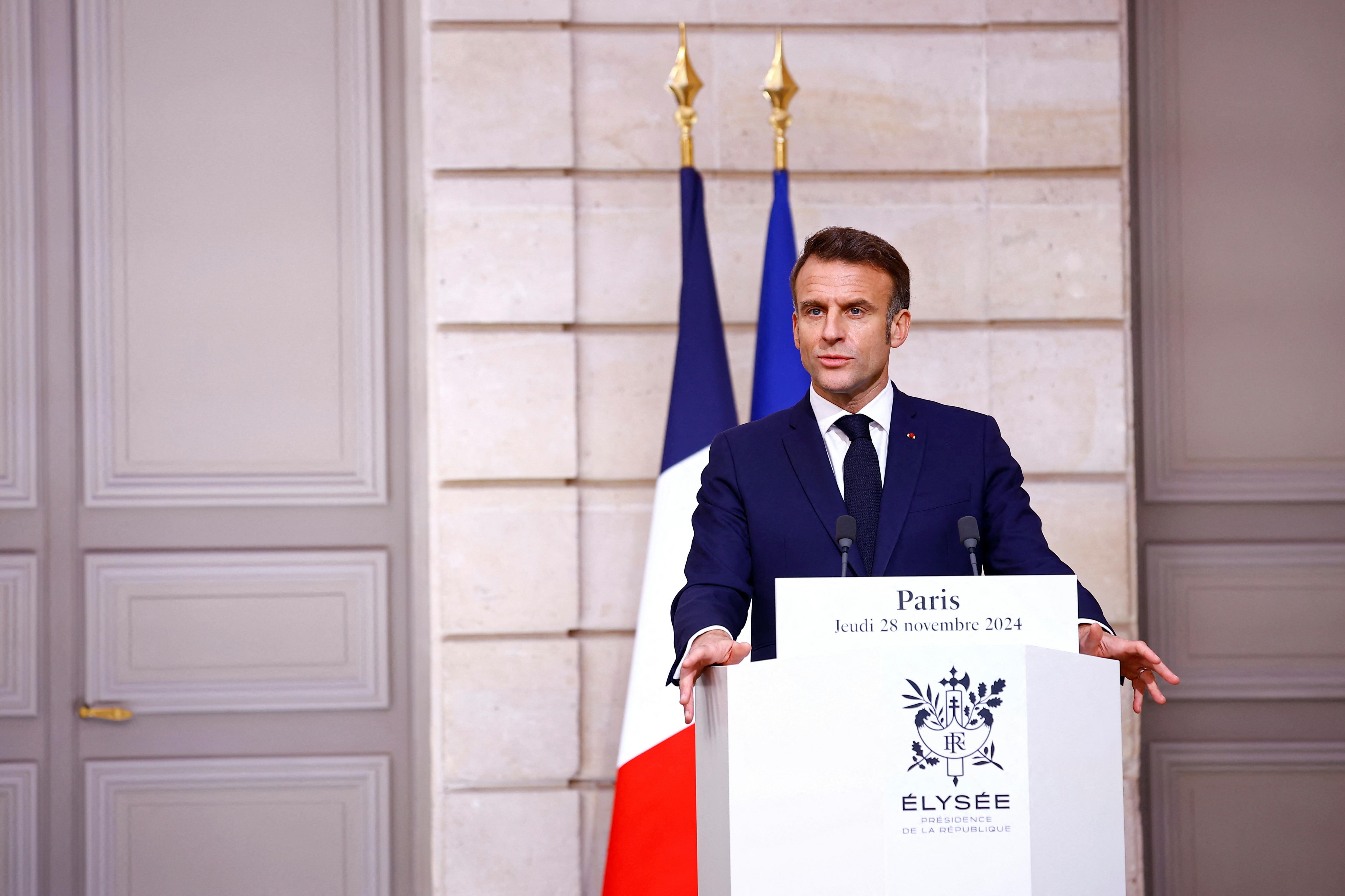 Emmanuel Macron FOTO: EFE/EPA/SARAH MEYSSONNIER / POOL MAXPPP OUT