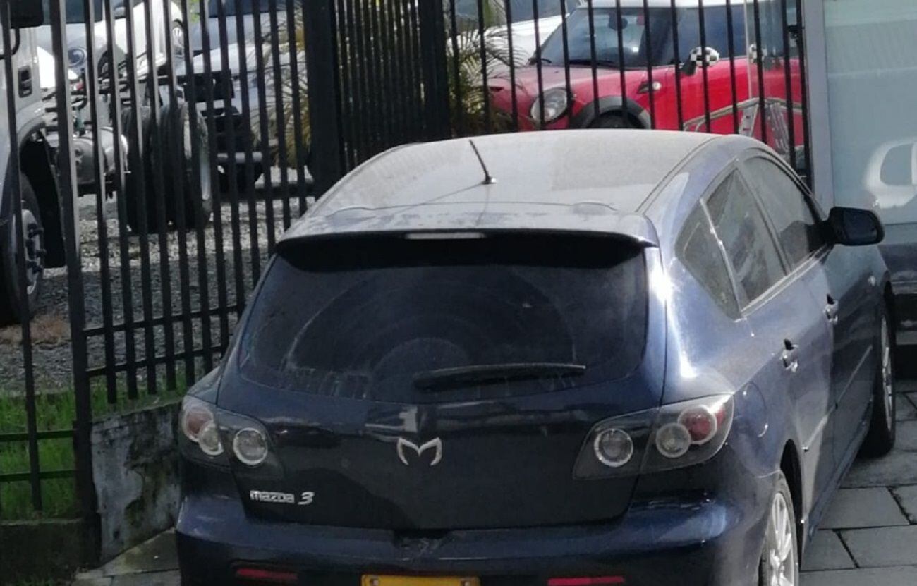 Reportan caída de ceniza en Manizales y Villamaría. Foto: Mario Escobar.