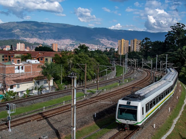 Metro en la Comuna 13 de Medellín