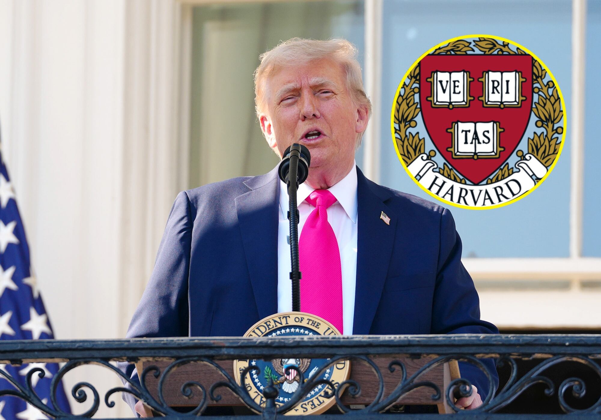 Trump anunció un acuerdo inminente con la Universidad de Harvard tras el bloqueo de fondos. Foto: EFE/ Universidad de Harvard.