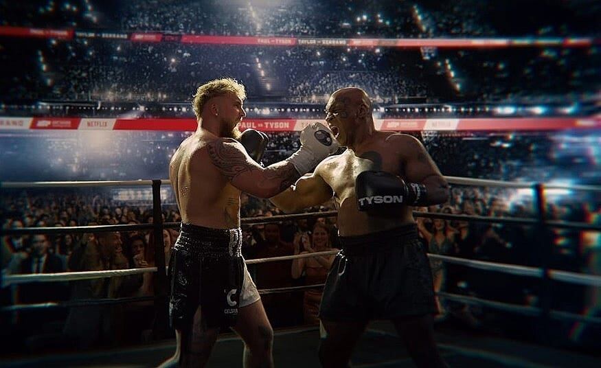 Mike Tyson vs Jake Paul. I Foto: Trailer de la pelea en Netflix.