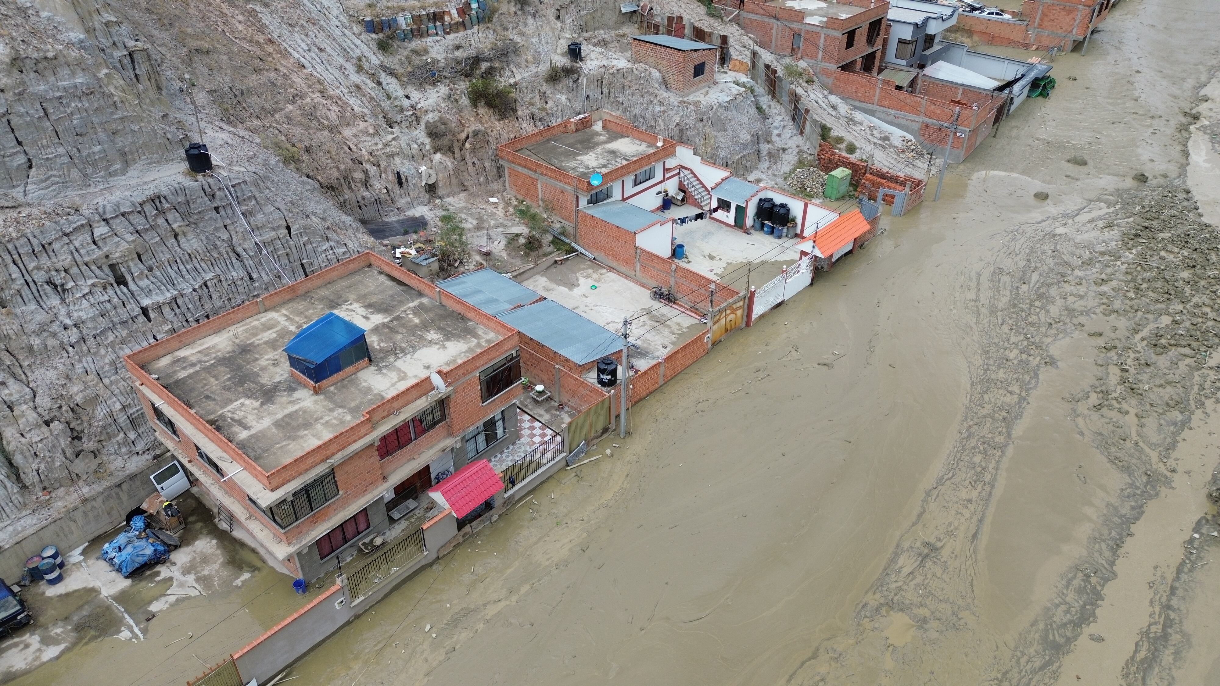 Lluvias en bolivia. FOTO: EFE/STR