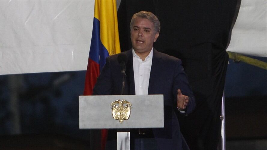 El presidente de Colombia, Iván Duque. Foto: Agencia EFE