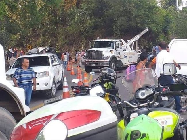 Murieron  en accidente tres funcionarios de la Concesión de la Ruta del Cacao. Foto: