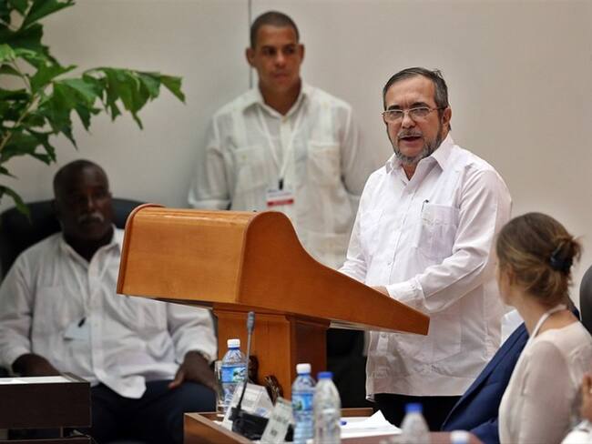 El líder de las Farc, Rodrigo Londoño Echeverri, alias "Timochenko" . Foto: Agencia EFE