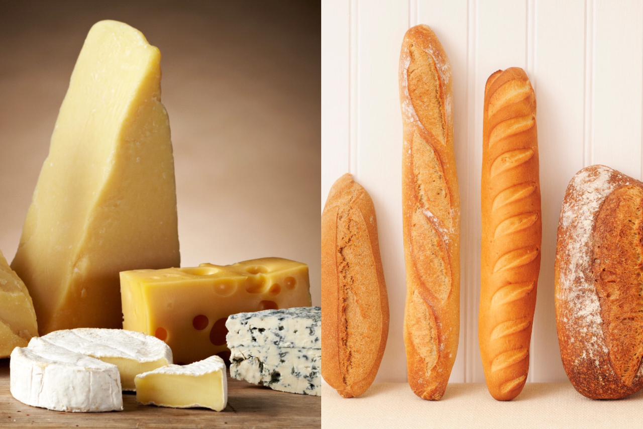 Queso y pan. Foto: Getty Images