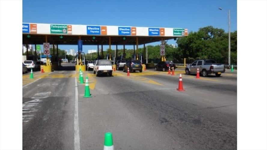 Los peajes internos de Cartagena han sido motivo de críticas las últimas semanas. Foto: Archivo