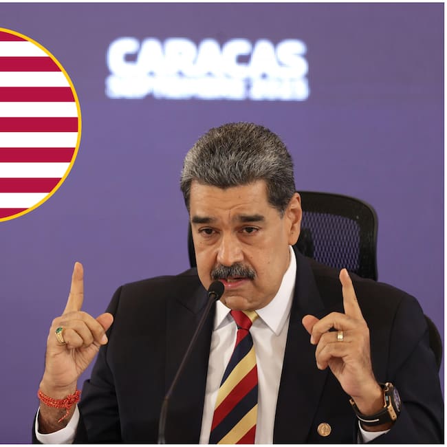 Nicolás Maduro dijo que Estados Unidos se despliega cerca de Venezuela porque quiere sus riquezas naturales. Foto: EFE.