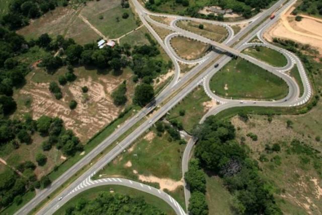 Variante en la vía San Gil