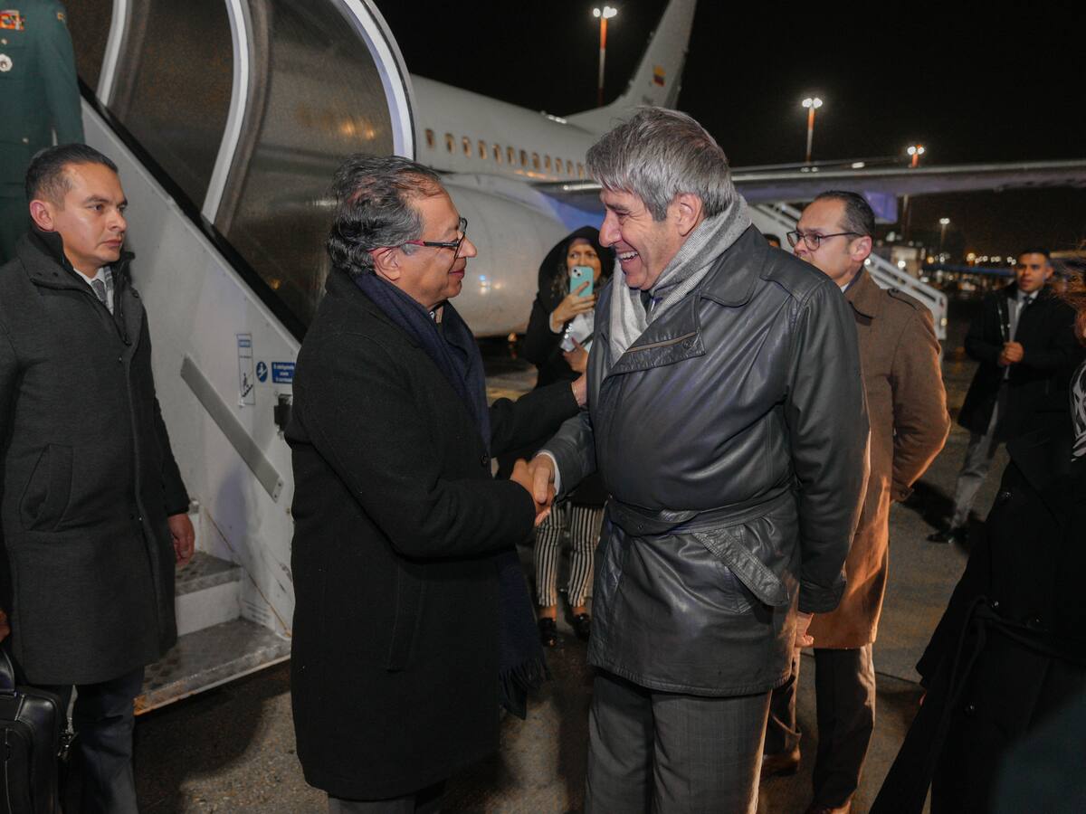 Presidente Petro ya está en Roma para su encuentro con el papa Francisco del viernes