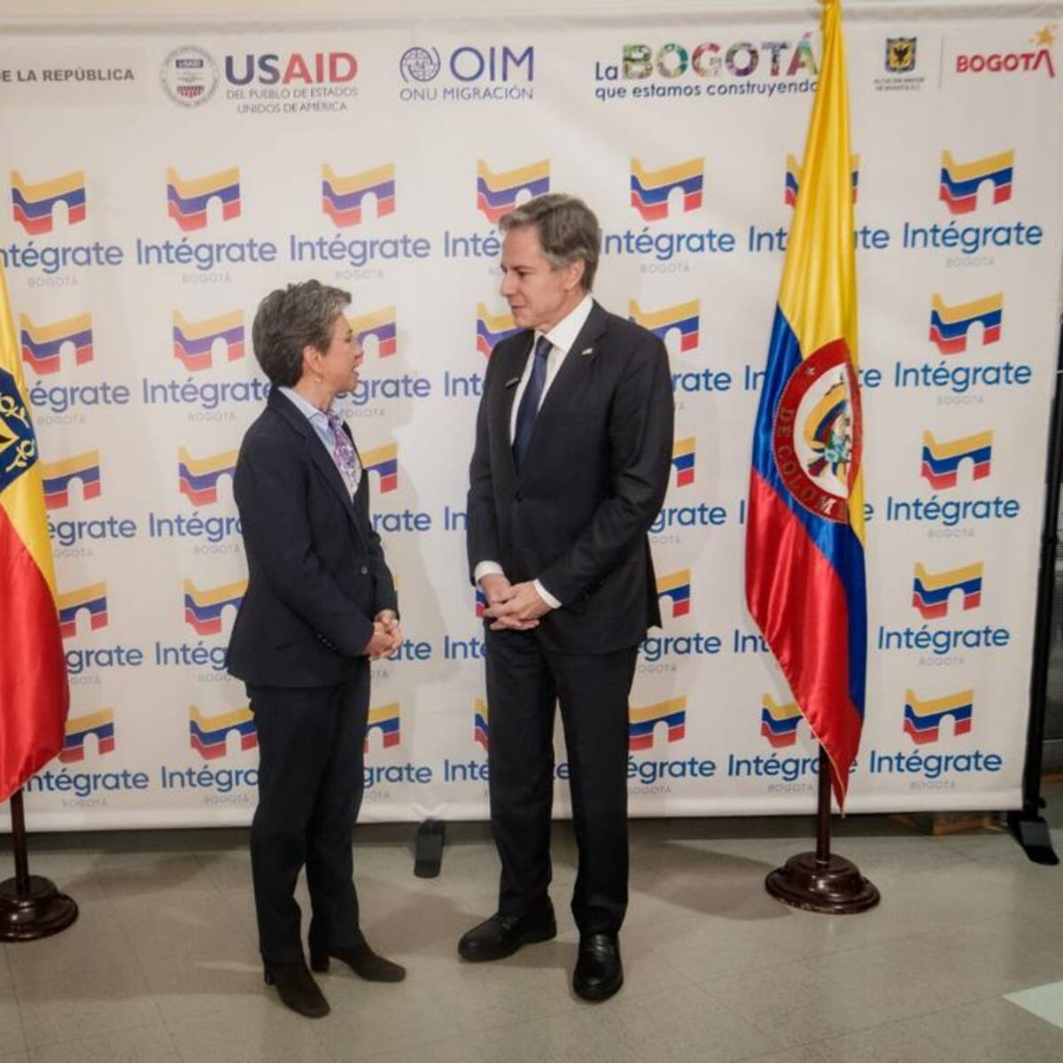 Antony Blinken y Claudia López se reunieron en Bogotá: ¿de qué hablaron?