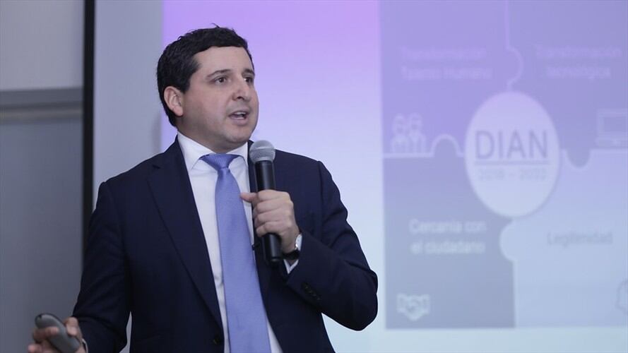 Director de la DIAN, José Andrés Romero. Foto: Colprensa-Sergio Acero