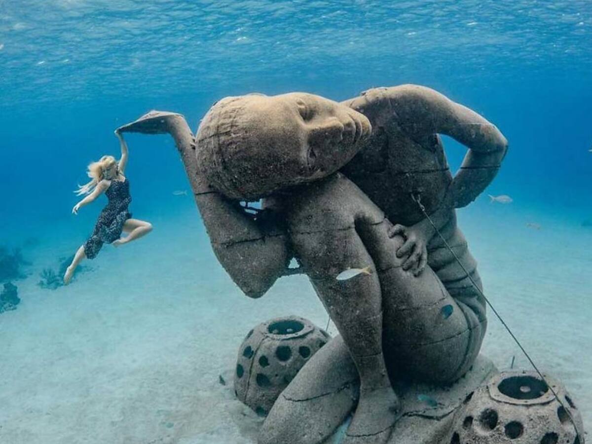 En qué país de Centroamérica está la estatua submarina más grande del mundo: Pesa 60 toneladas