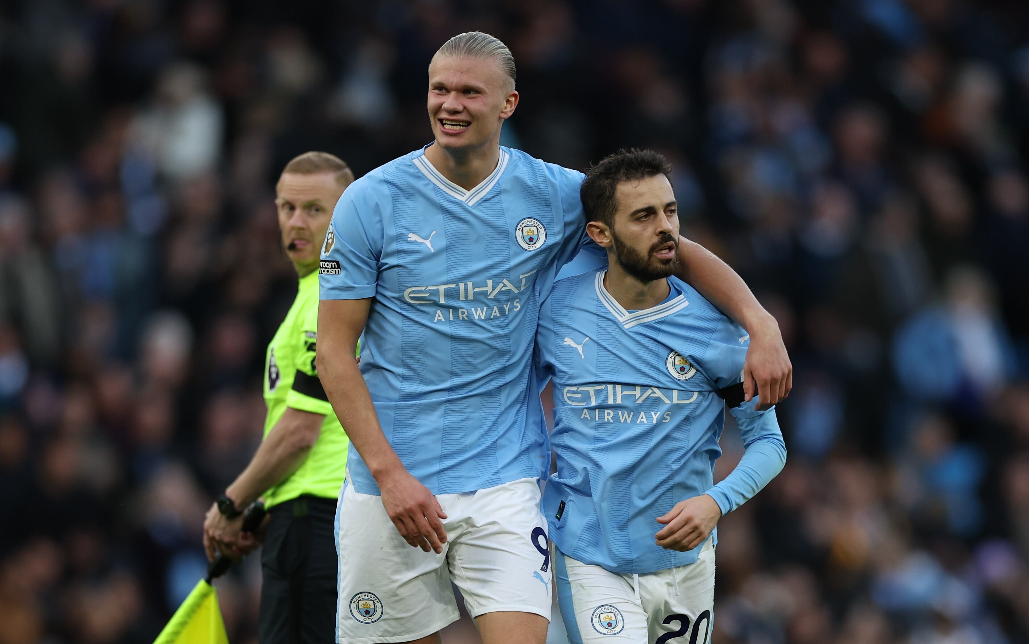Manchester City vs. Brighton. Foto: EFE.