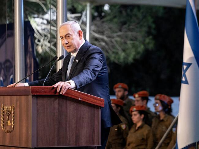 Benjamin Netanyahu. I Foto: NAAMA GRYNBAUM/POOL/AFP via Getty Images.