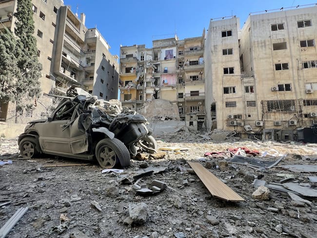 Bombardeos en Oriente Medio. I Foto: EFE/EPA/STRINGER.