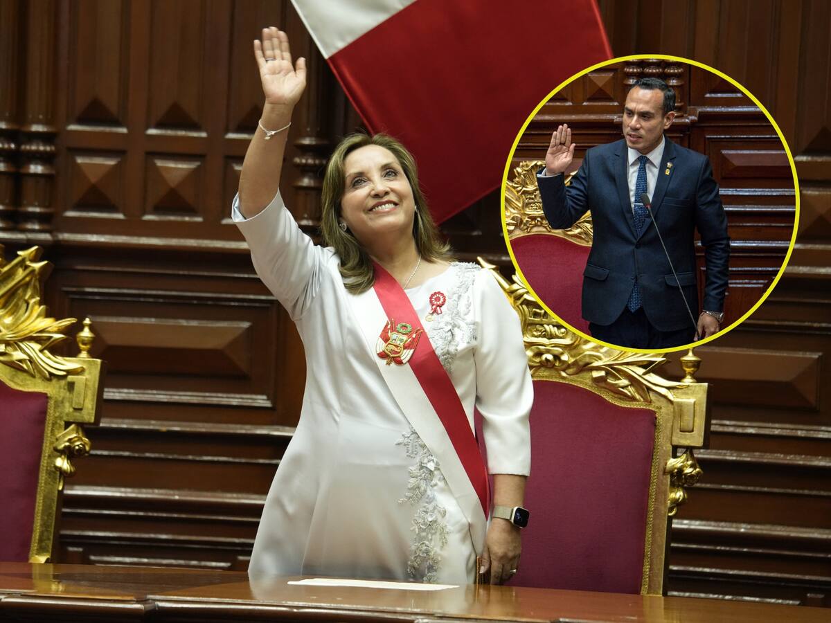 La expresidenta peruana Dina Boluarte le deseó “todos los éxitos” a su sucesor José Jerí