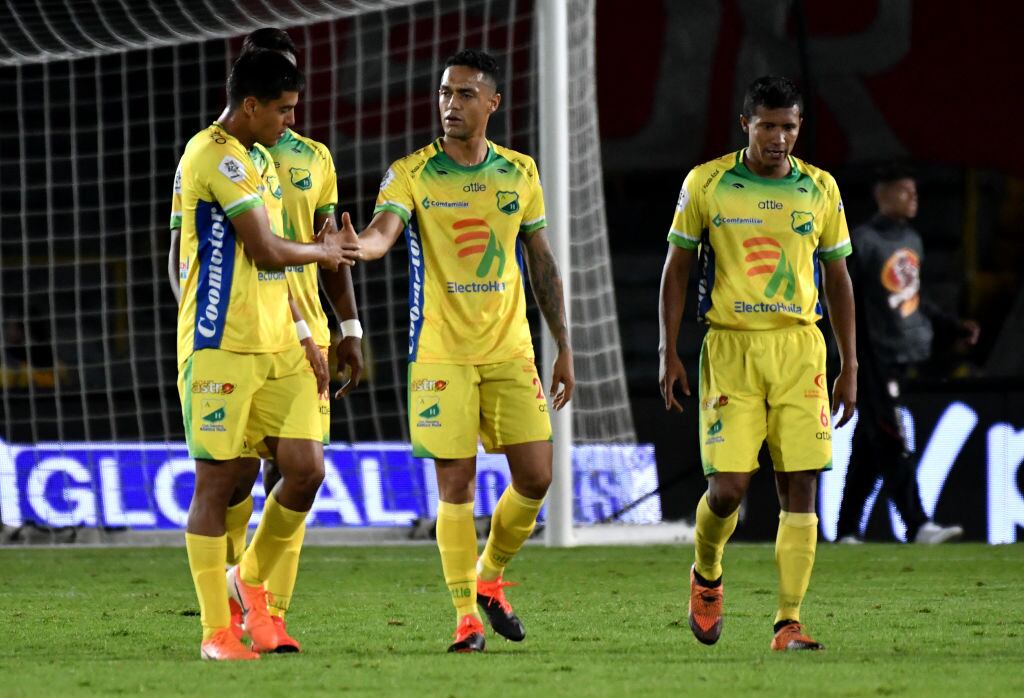 Atlético Huila. (Photo by Luis Ramirez/Vizzor Image/Getty Images)