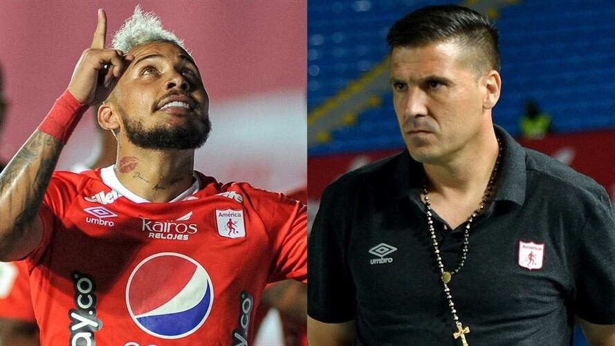 Duván Vergara se refirió a Cruz Real como el "mejor tapabocas de Colombia". Foto: Colprensa - Dimayor