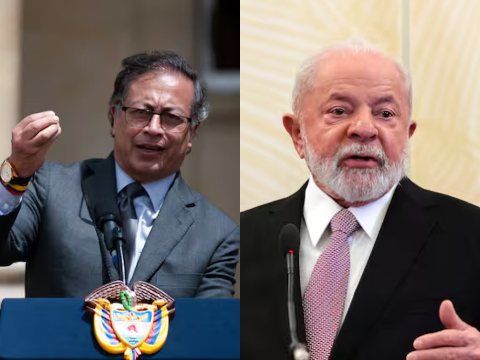 Gustavo Petro y Lula da Silva