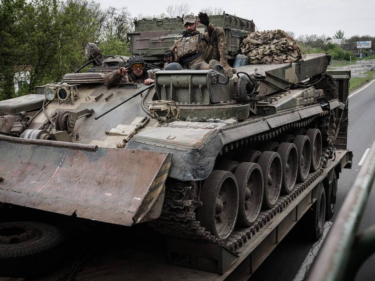 Fuerzas ucranianas intentan detener el avance de Rusia en el Donbás