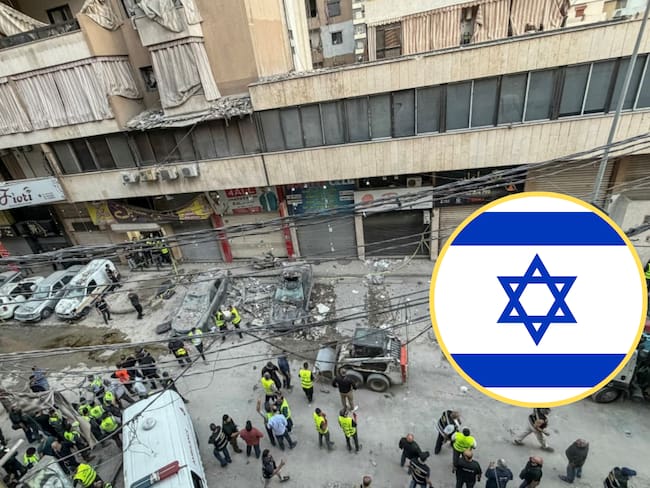 Ataque Israelí. Foto por IBRAHIM AMRO / AFP