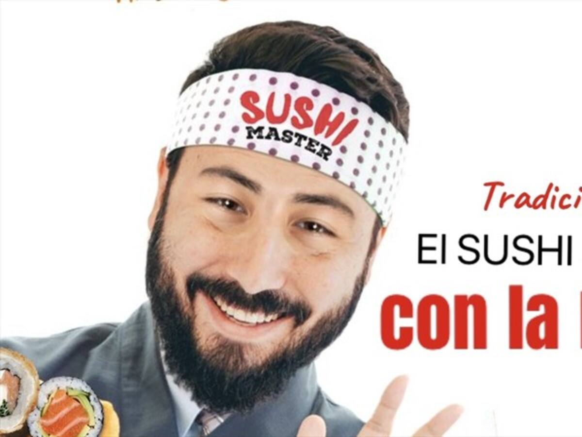 Un auténtico nipón se come el sushi con la mano
