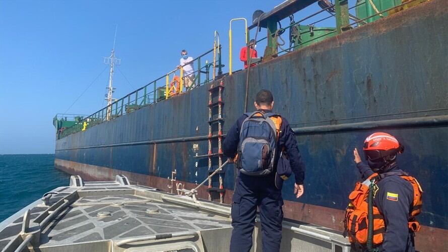 Tripulantes de buque extranjero en Santa Marta tienen COVID-19. Foto: DIMAR