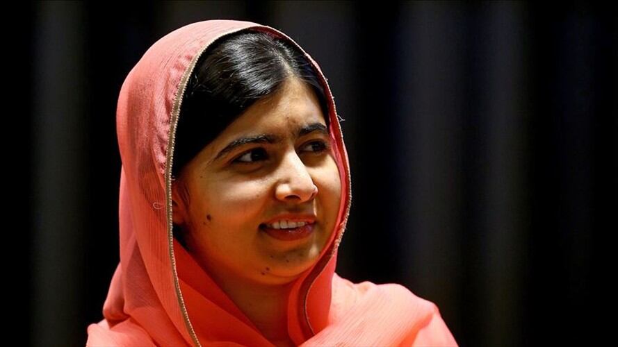 Malala, premio Nobel y activista de Derechos humanos pide ayuda para Cachemira. Foto: Agencia Anadolu