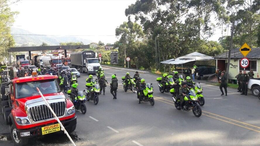 La vía Panamericana en el Cauca ya fue habilitada. Foto: Colprensa