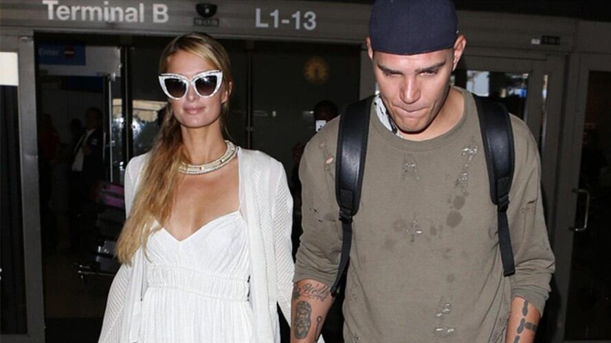 Paris Hilton junto a su novio . Foto: Getty Images