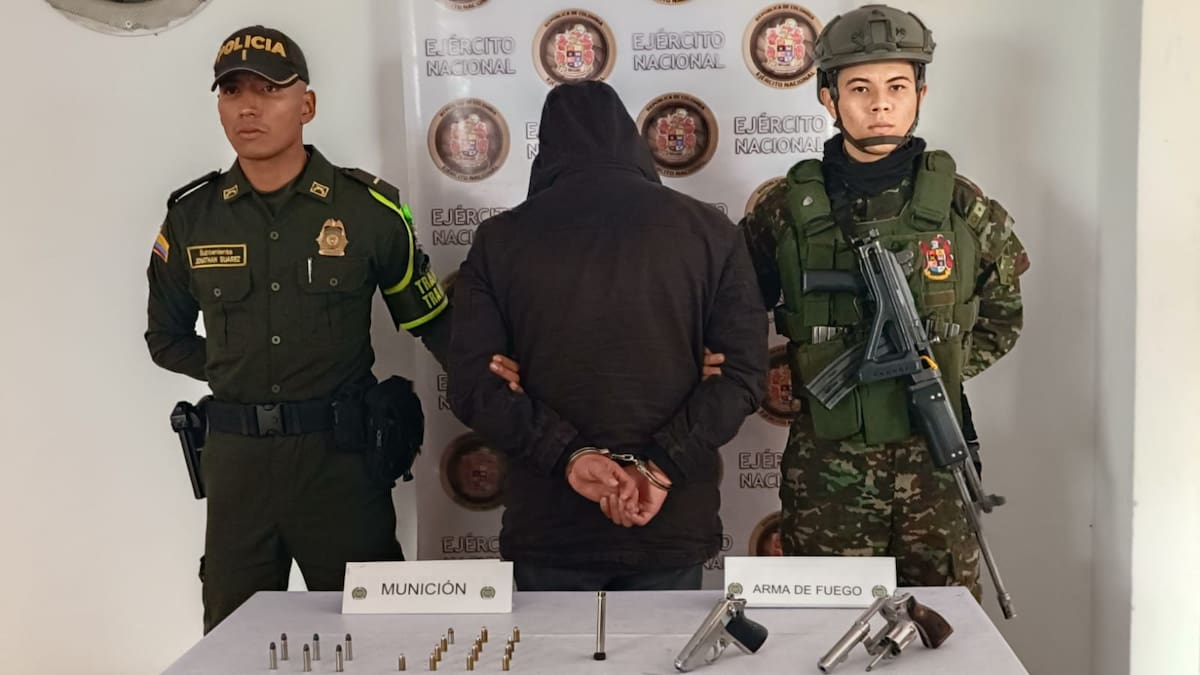 Capturado alias ‘Míster’, presunto integrante de red de tráfico de armas