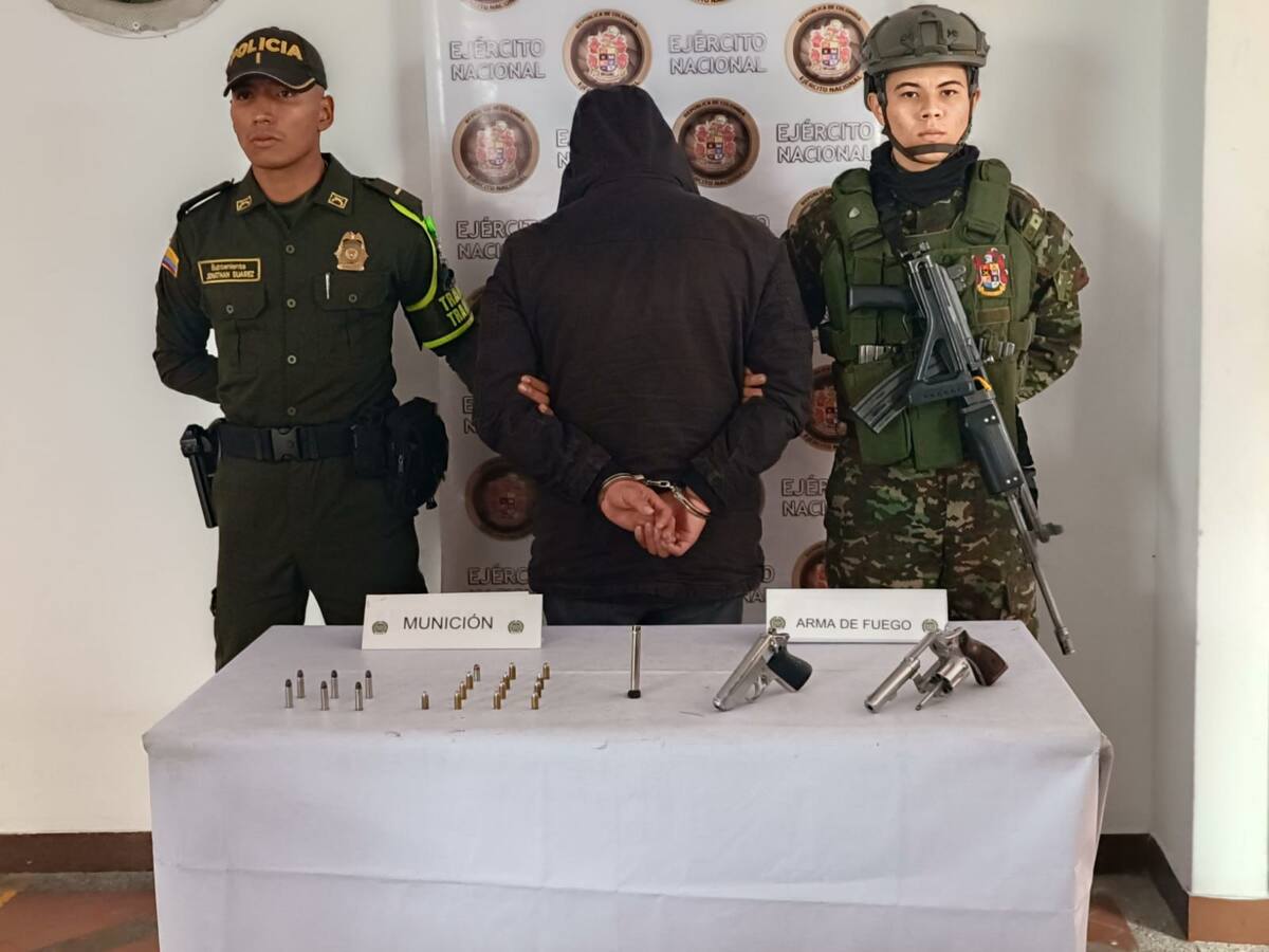 Capturado alias ‘Míster’, presunto integrante de red de tráfico de armas