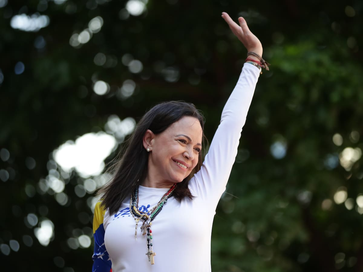 María Corina Machado fue liberada tras su retención en las marchas en Venezuela, dice su partido