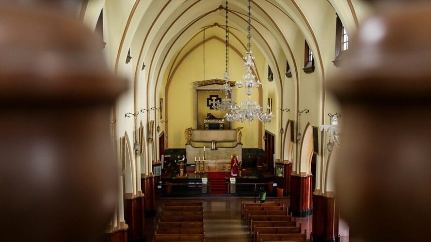 El Gobierno encabezó una reunión con la Conferencia Episcopal de Colombia para establecer un protocolo conjunto que permita reabrir las Iglesias en todo el país. Foto: Colprensa