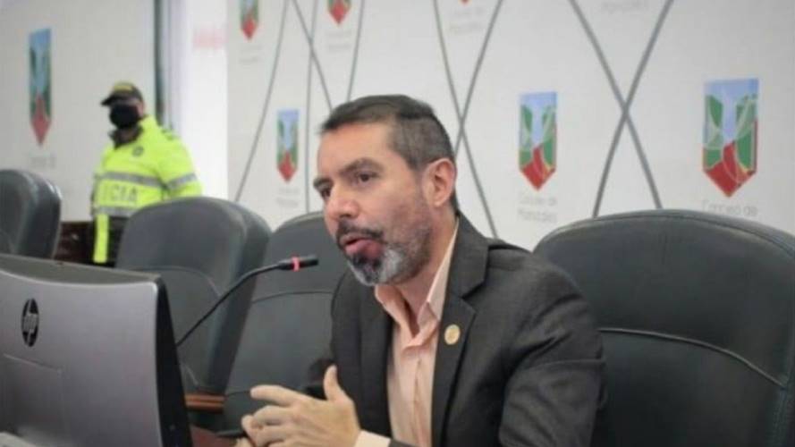 Concejal de Manizales, Hernando Marín. Crédito: Tomada del perfil de Facebook.