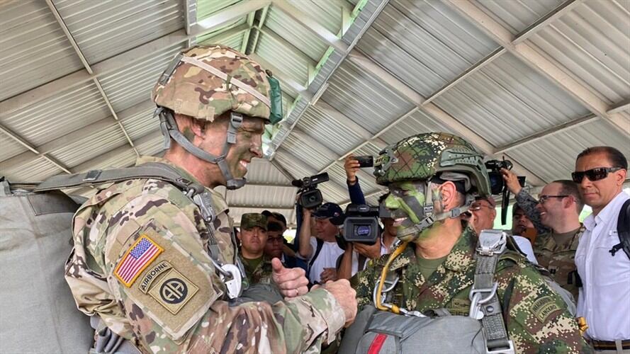 Para el general Navarro, el ejercicio consistió de manera específica en unificar criterios para lograr la interoperabilidad en doctrina. Foto: Cortesía.