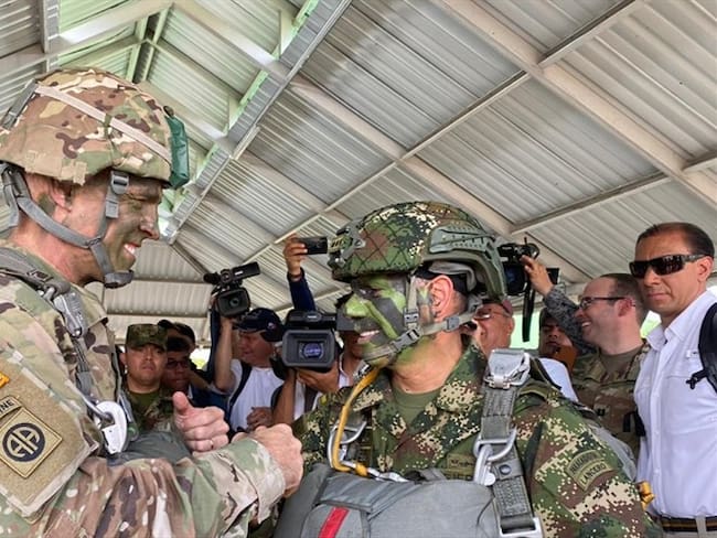 Para el general Navarro, el ejercicio consistió de manera específica en unificar criterios para lograr la interoperabilidad en doctrina. Foto: Cortesía.