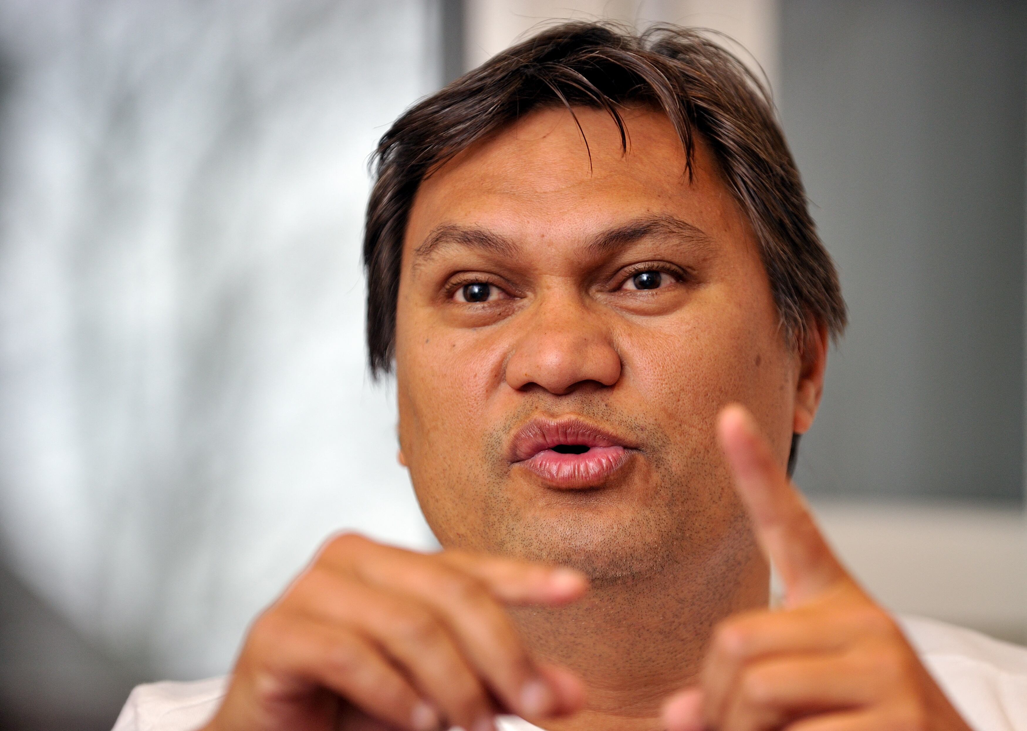 Reynald Temarii, ex vicepresidente de la FIFA. (Photo by FABRICE COFFRINI/AFP via Getty Images)