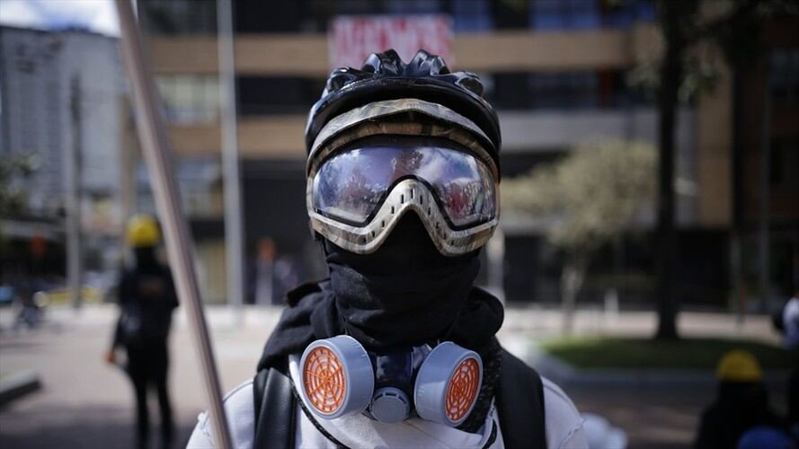 Primera Línea. Foto: Colprensa - Sergio Acero