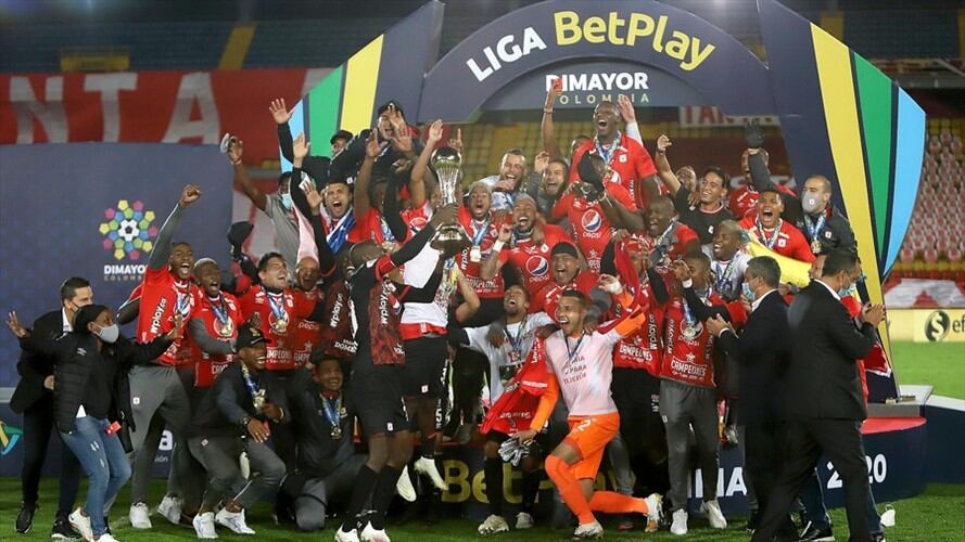 América de Cali, bicampeón del fútbol colombiano. Foto: Colprensa