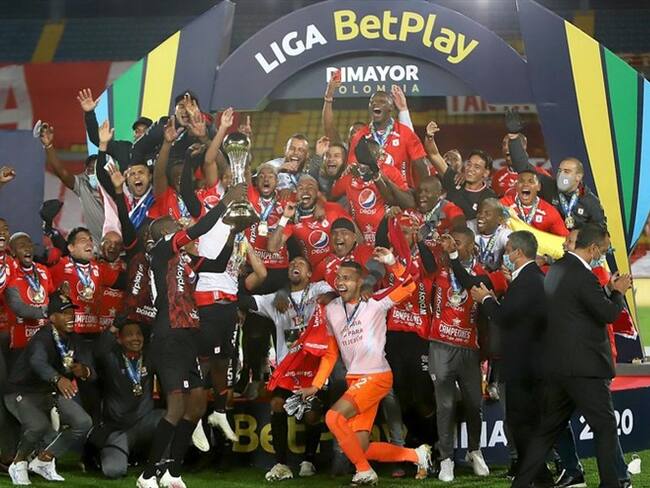 América de Cali, bicampeón del fútbol colombiano. Foto: Colprensa
