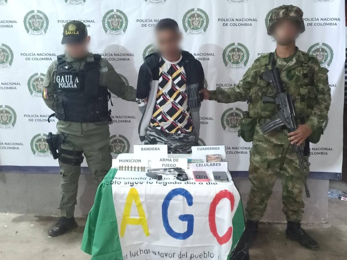 Capturado alias ‘Carroloco’ presunto integrante de las AGC en el Magdalena