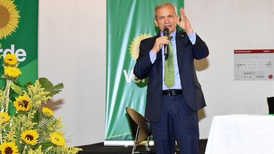 Carlos Ramón, Copresidente de la Alianza Verde. Foto: Colprensa