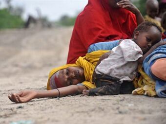 Hambre en el Cuerno de África. Foto: EFE