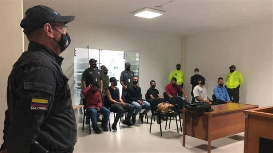 Militares señalados de abuso sexual. Foto: Fiscalía General de la Nación